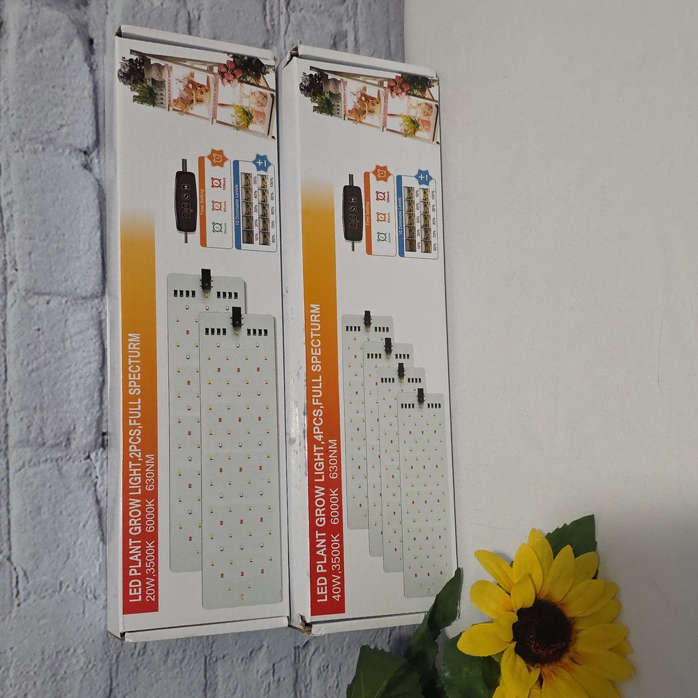 Rocoking Grow Lights Ultrathin Panels For Indoor Plants
